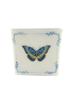 Linen-Feel Cocktail Napkins, Blue Butterfly