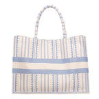 Chantilly Classic Tote White/Blue