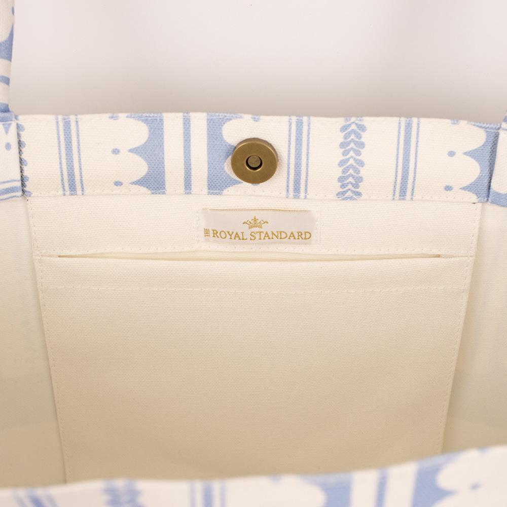 Chantilly Classic Tote White/Blue