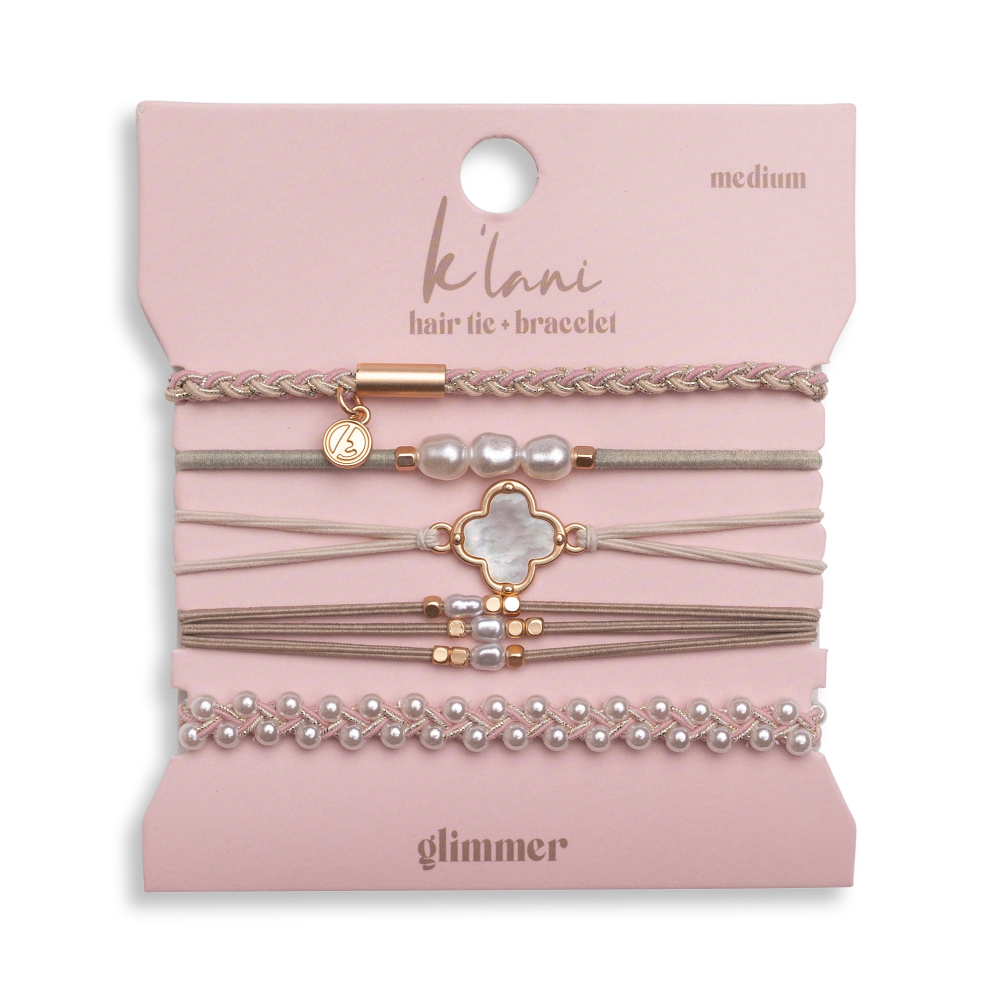 K’lani Glimmer Hair Tie Bracelets