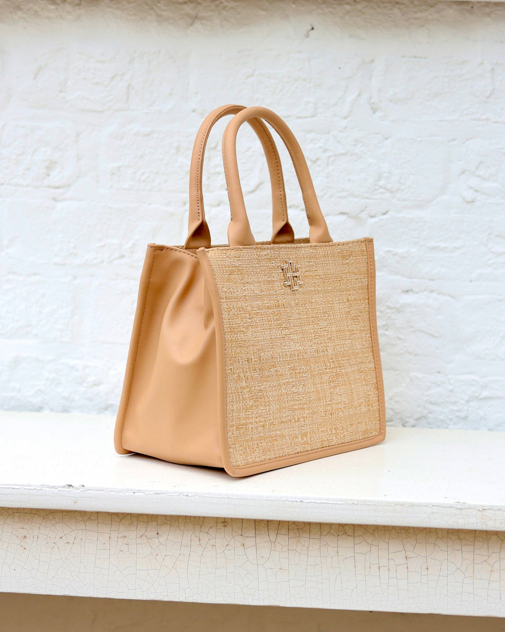 Ricky Mini Tote Natural Lattice