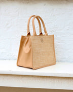 Ricky Mini Tote Natural Lattice