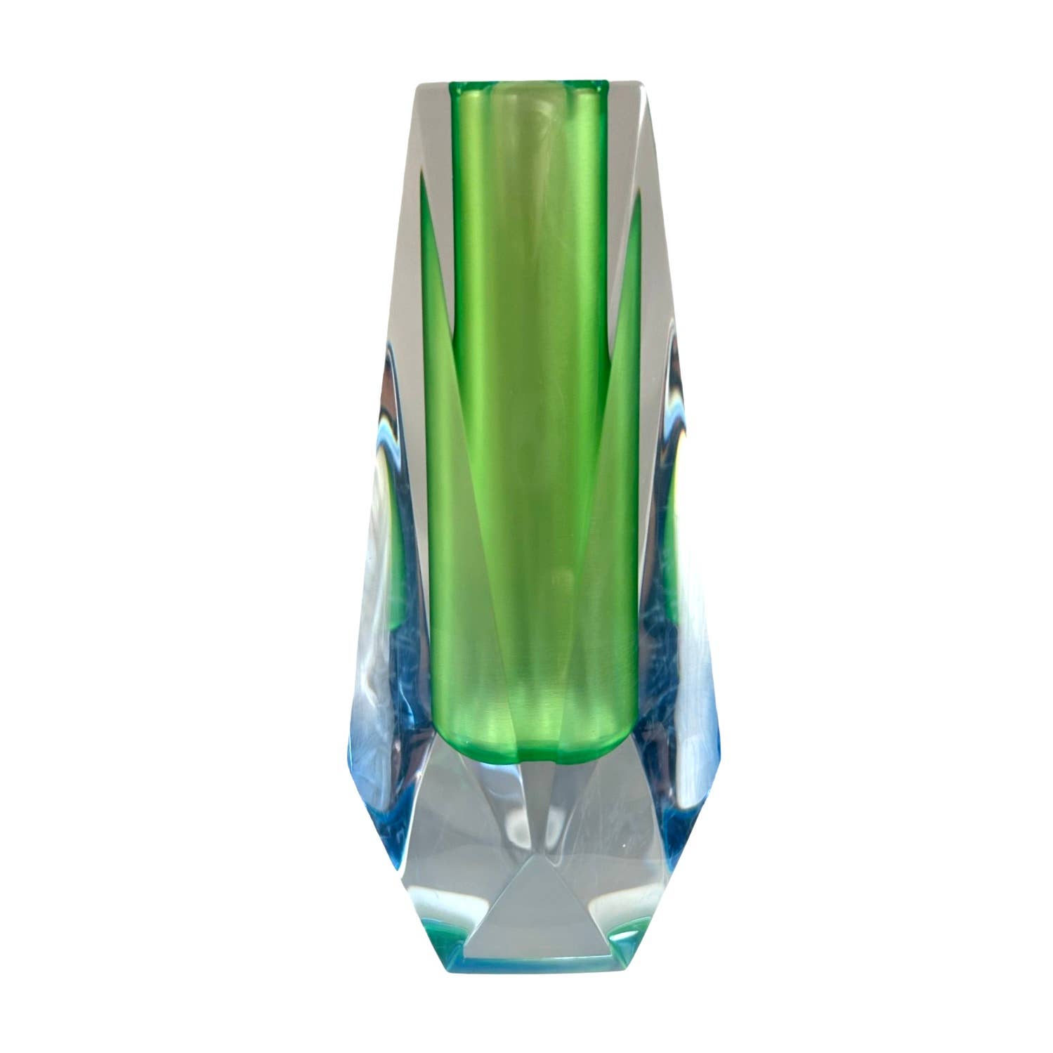 Bud Vase, Blue/Green