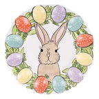 Egg Wreath Bunny Egg Plate