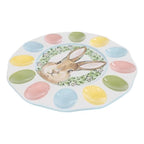 Bunny Basket Egg Plate