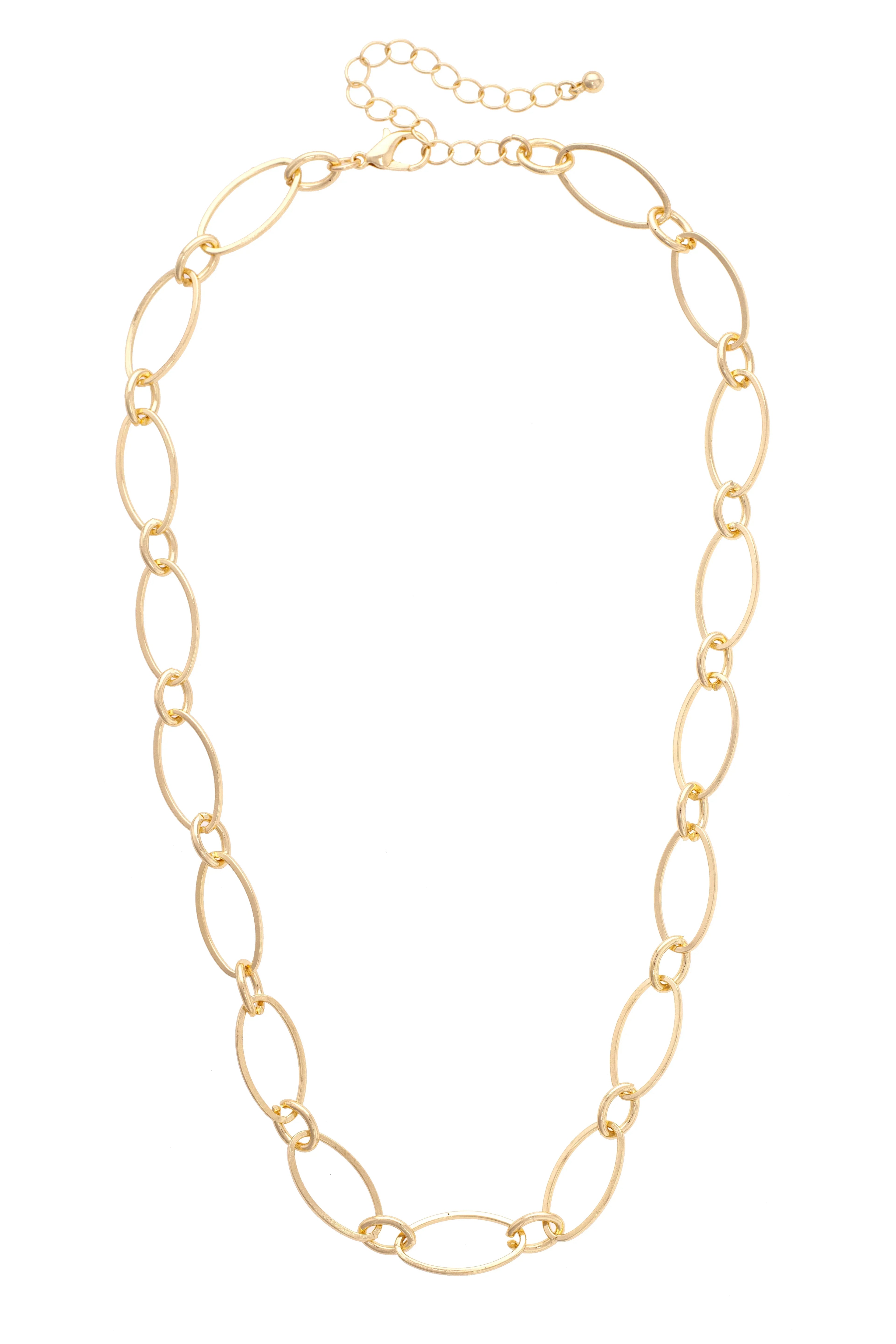 Robyn Dainty Oval Link Necklace