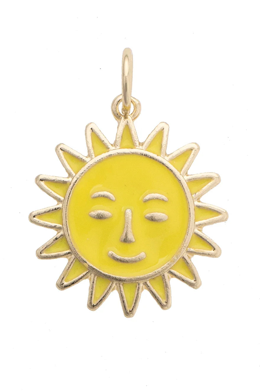 Enamel Sunshine Charm