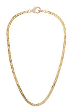 Maggie Pave Carabiner Charm Necklace Base in Shiny Gold