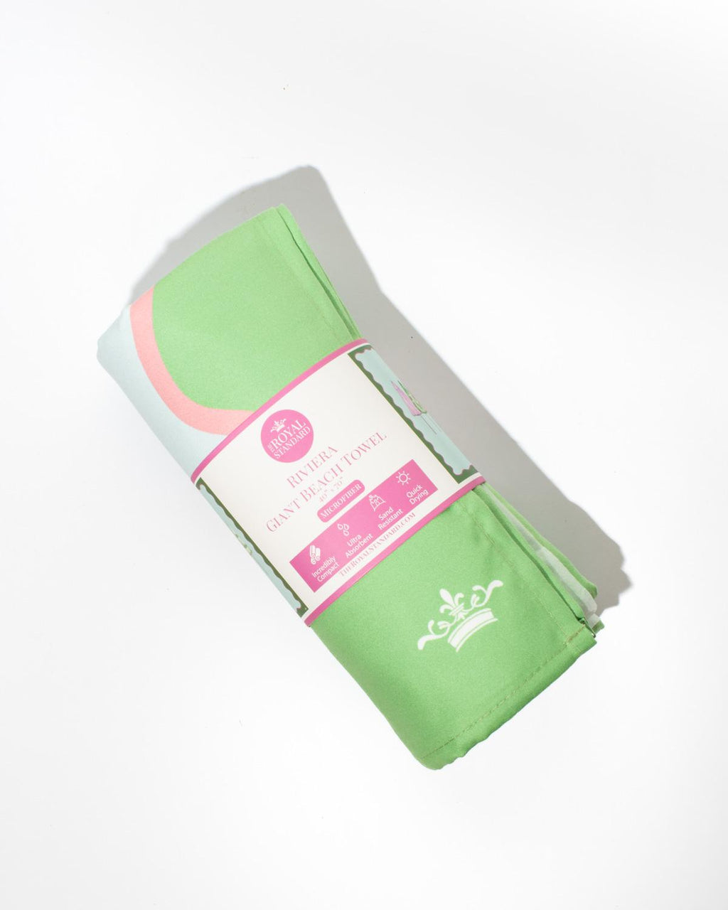 Riviera Giant Beach Towel Blue/Pink/Green