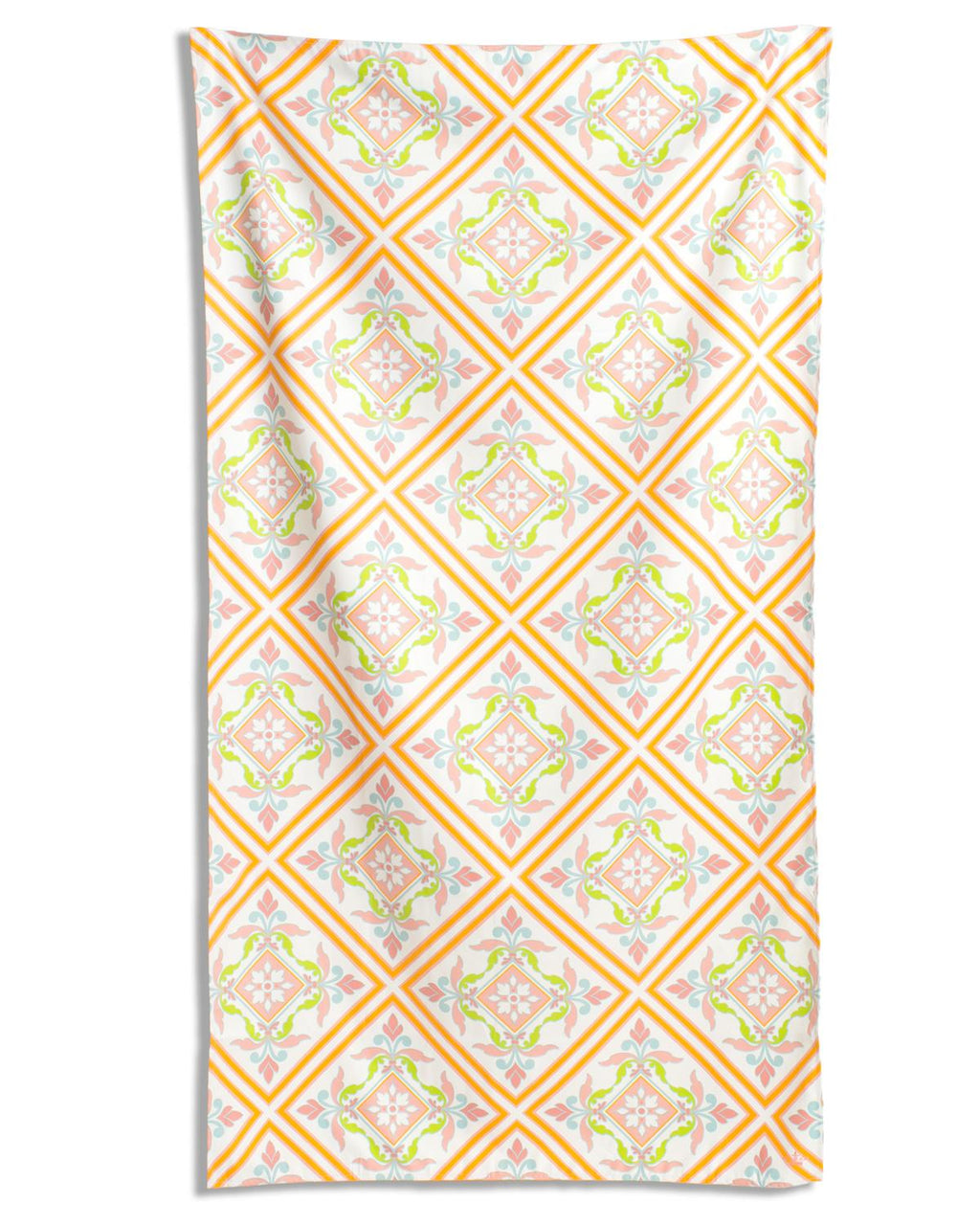 Verona Giant Beach Towel White/Multi