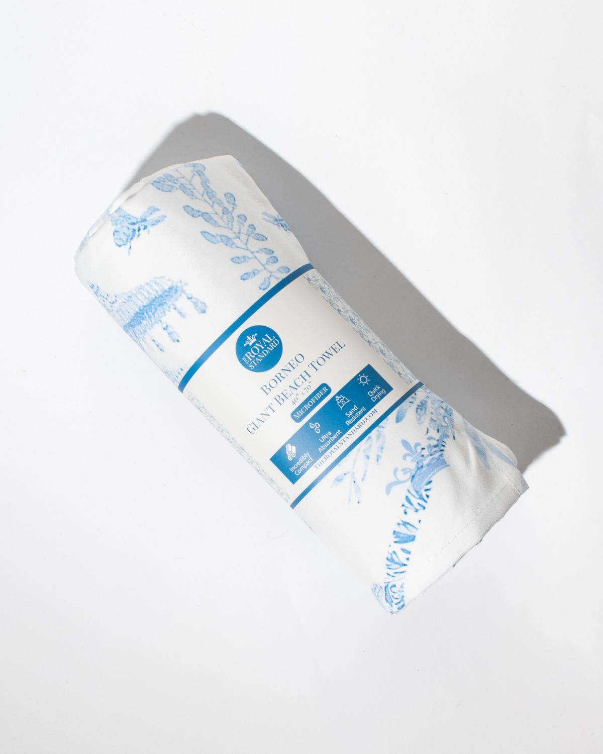 Borneo Giant Beach Towel Blue/Multi