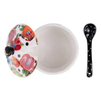 Polka Dot Flowers Salt Dish