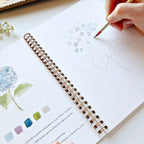 Flowers Watercolor Workbook Set