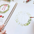 Christmas Watercolor Workbook Set