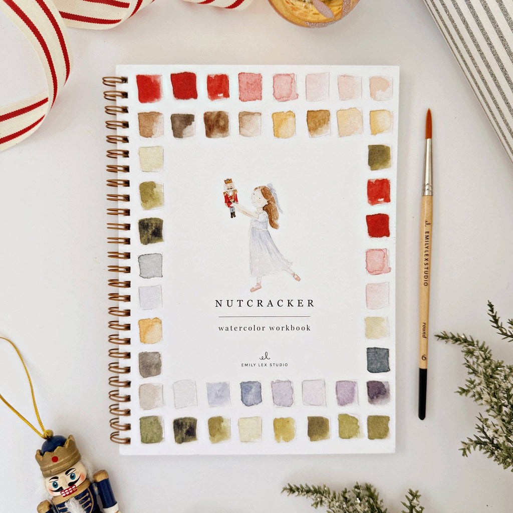 Nutcracker Watercolor Workbook Set