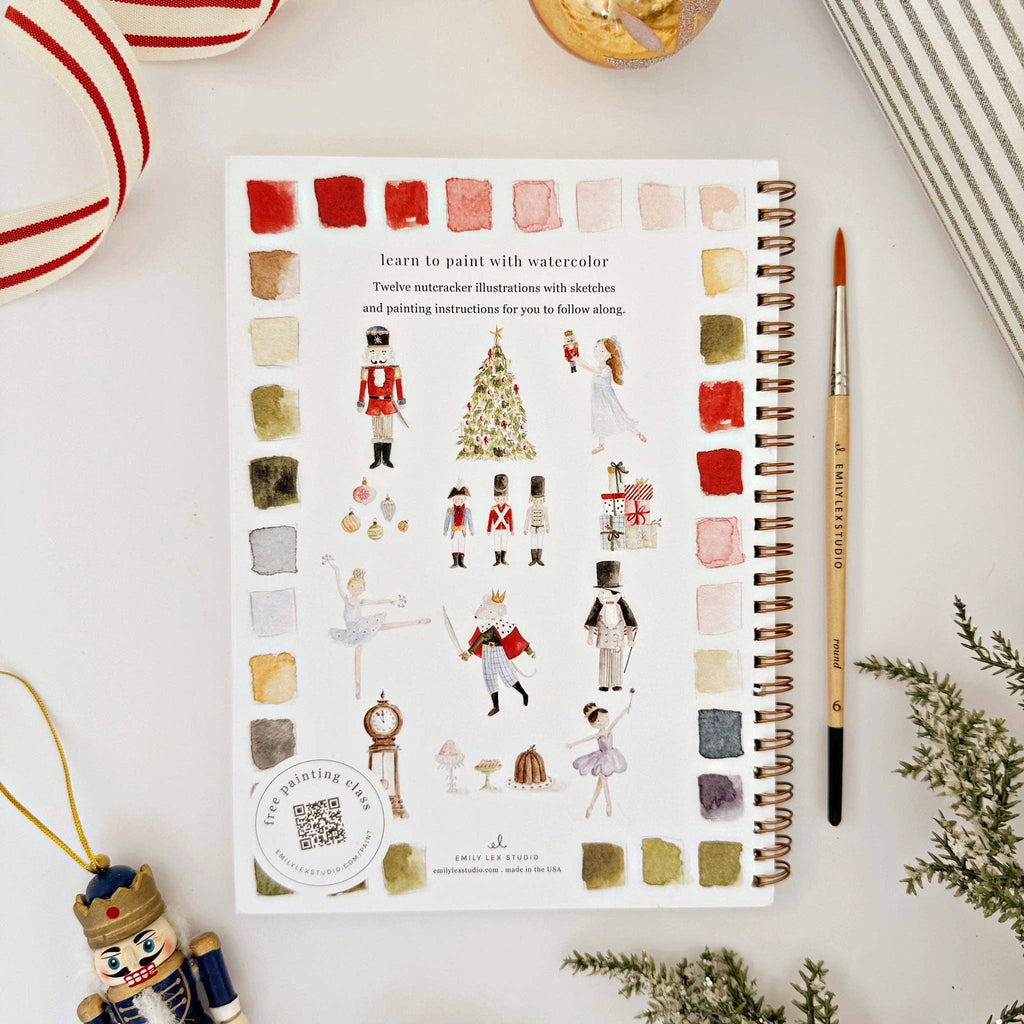 Nutcracker Watercolor Workbook Set