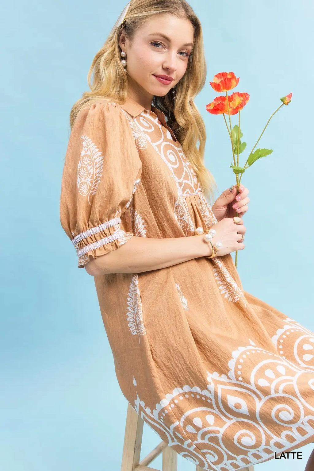 Mandala Paisley Babydoll Dress