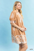 Mandala Paisley Babydoll Dress