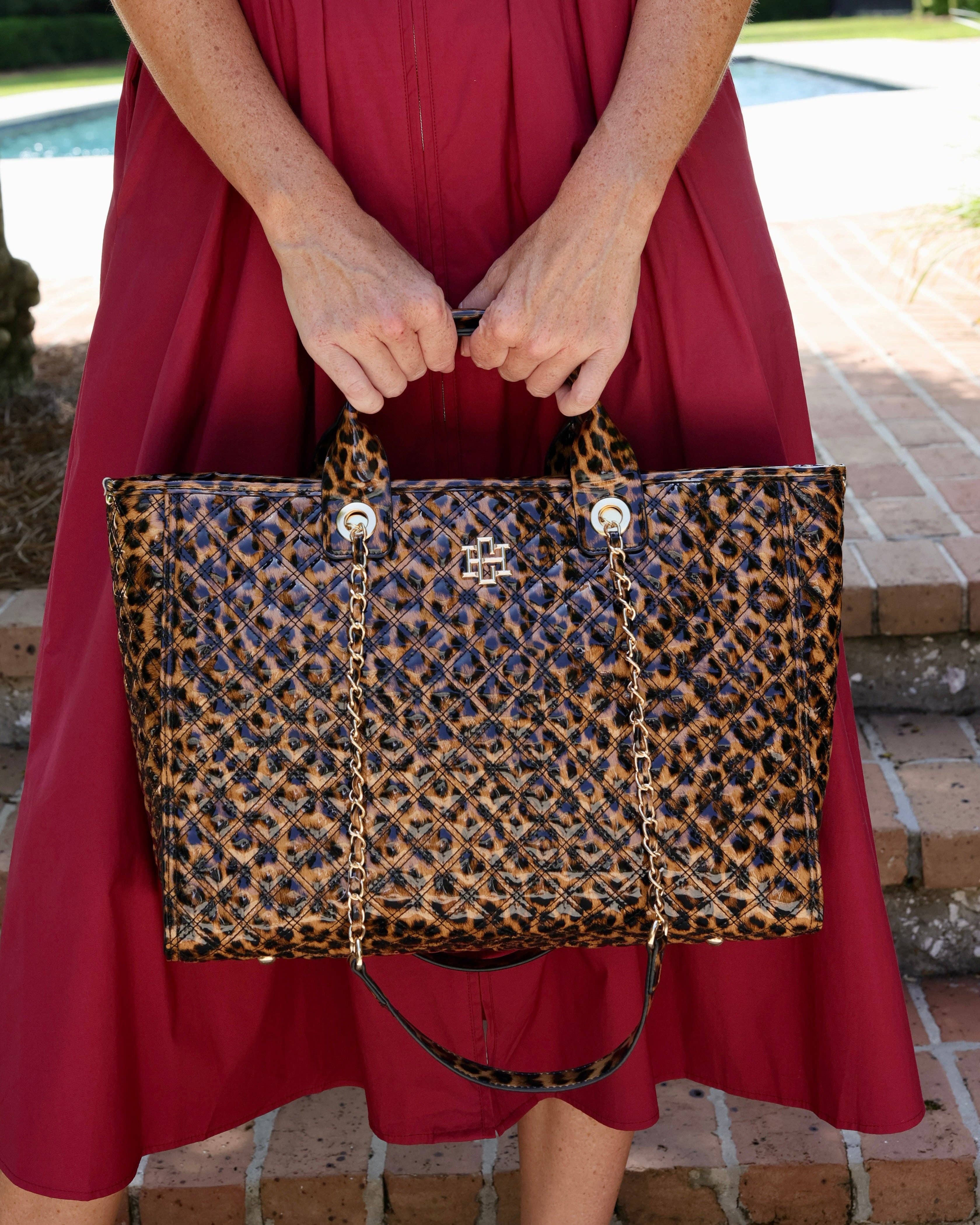 Missy Tote Spotted Patent
