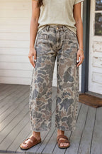 LAS Camouflage Ankle Length Jeans