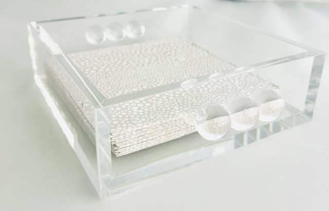 Cocktail Napkin Holder, Bubble