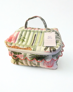 Resort Travel Palm Postal Luxe | Quilted Cosmetic Set