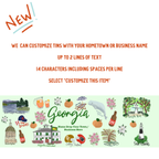 Georgia State Gift Tin | Gourmet Shortbread Cookies or Nuts