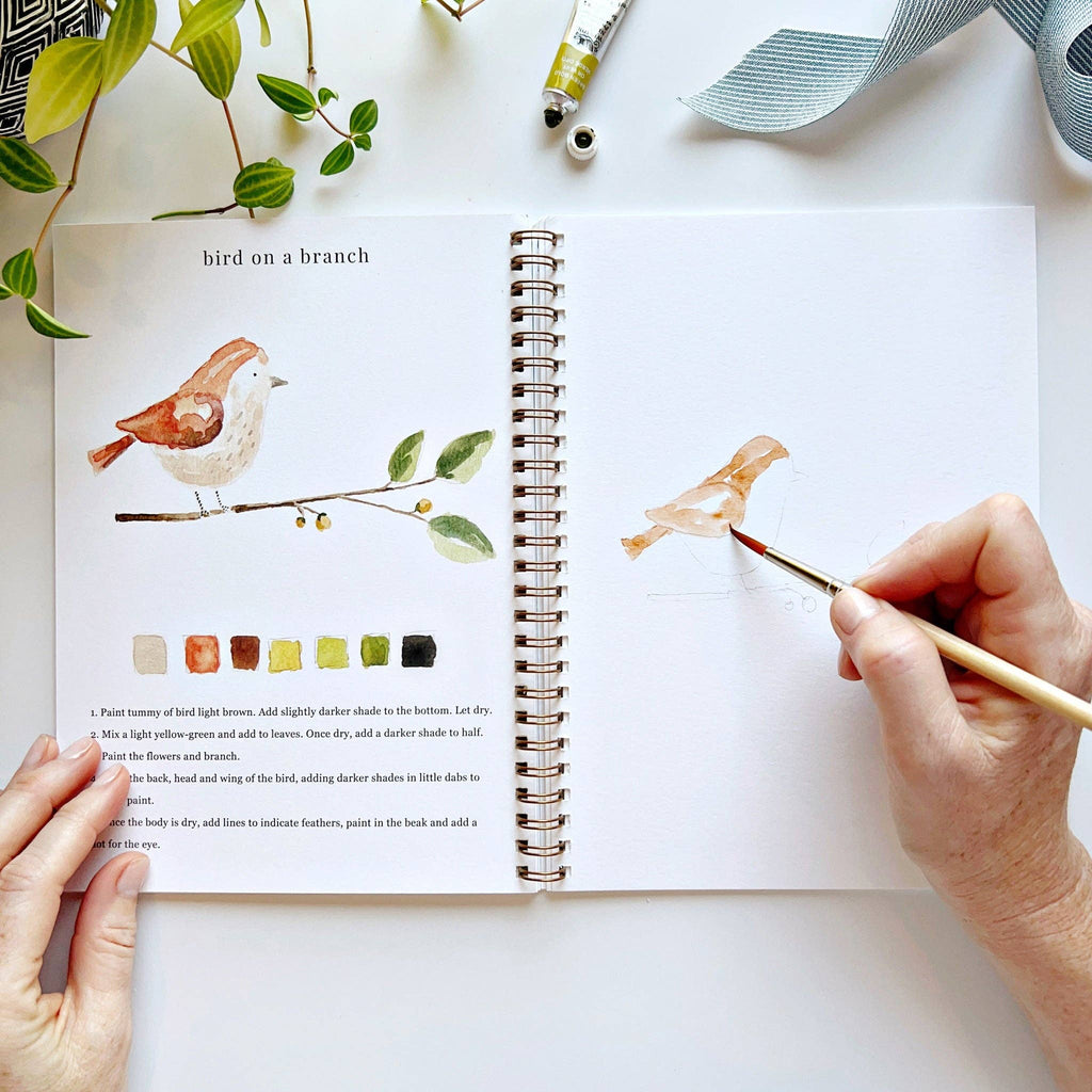 Animals Watercolor Workbook Set