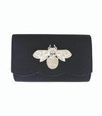 Ruby Scalloped - Faille Black - WS