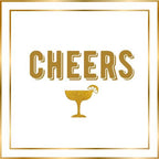 Linen-Feel Cocktail Napkins, Cheers