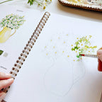 Flowers Watercolor Workbook Set