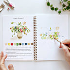 Bouquets Watercolor Workbook Set