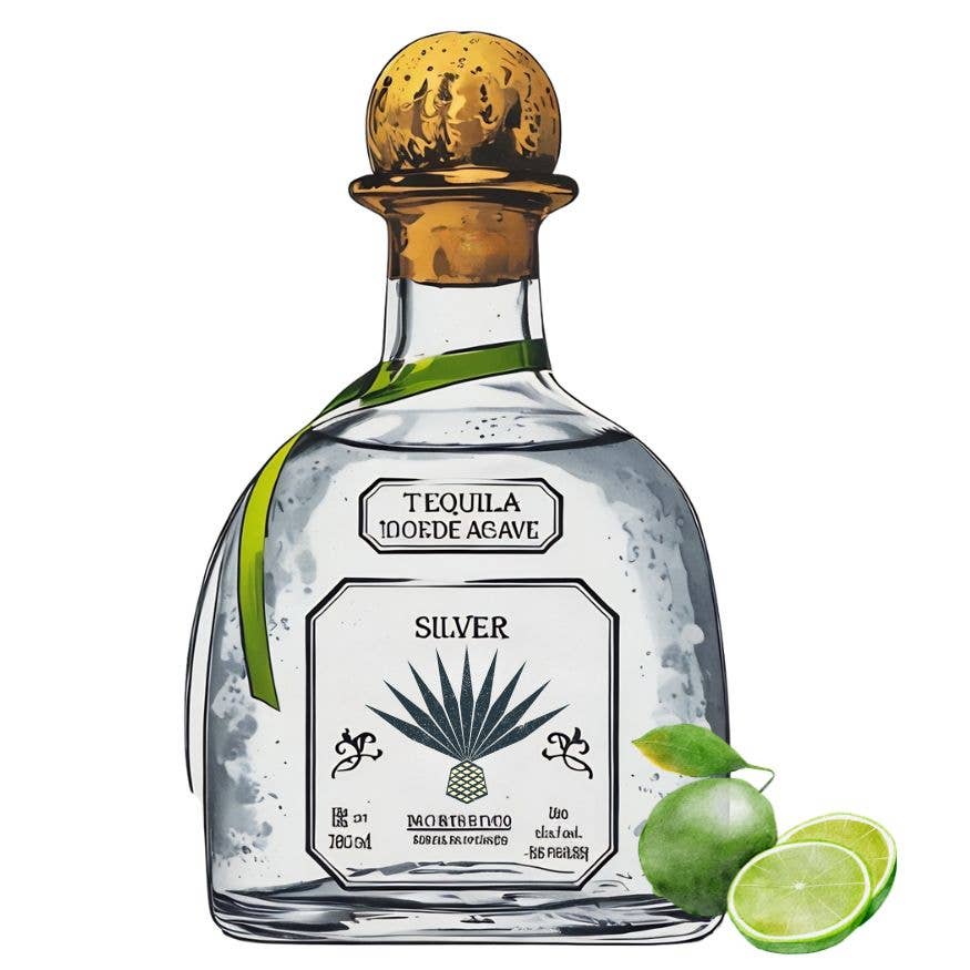 Acrylic Napkin Weight, Lime Cocktail