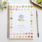 Flowers Watercolor Workbook Set