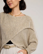 Alessandra Knit Criss Cross Wrap