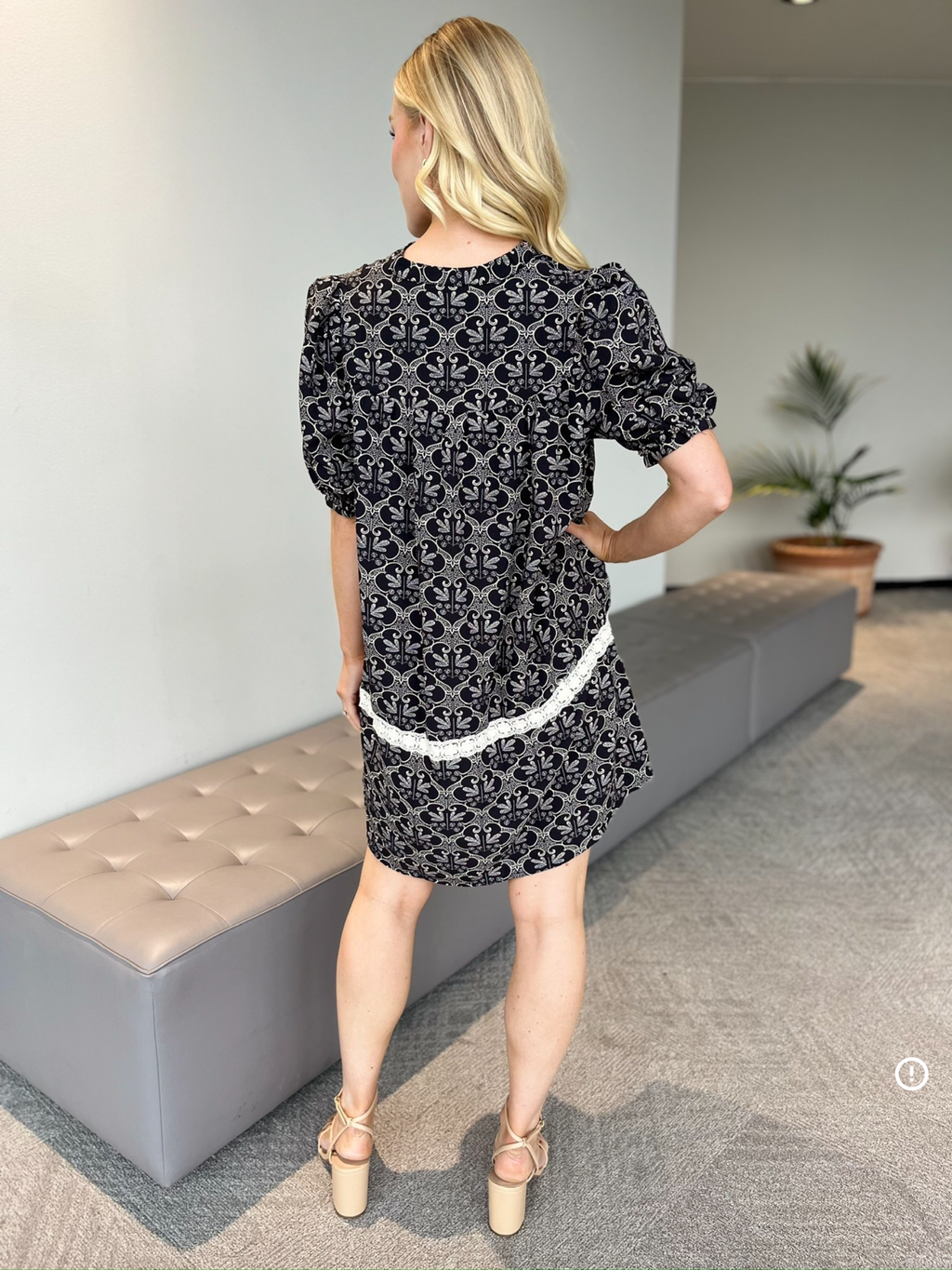 Carole Christian Print Dress