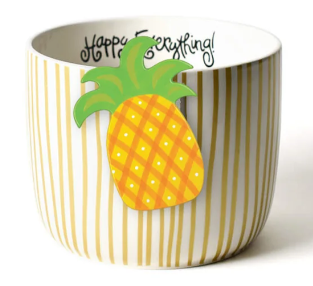 Gold Stripe Mini Happy Everything! Bowl