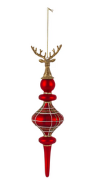 Heritage Deer Finial Ornament
