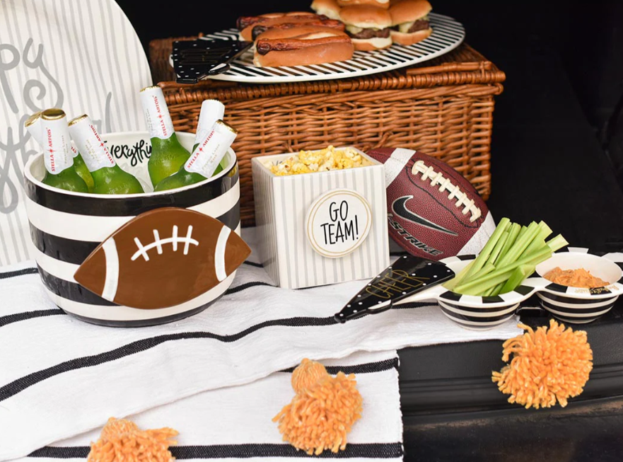 Stone Stripe Mini Nesting Cube Medium