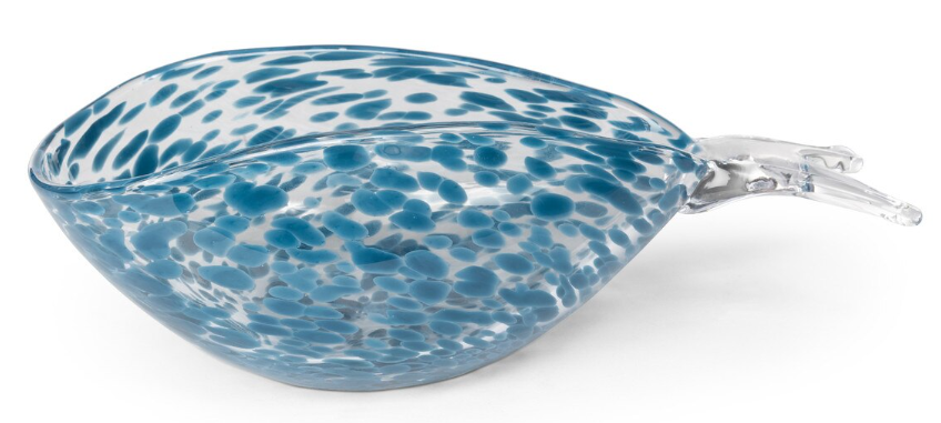 Seaside Glass Fish Bowl, Navy Blue