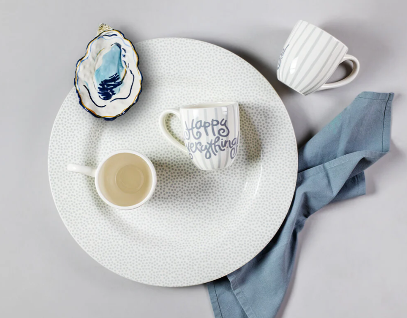 Stone Small Dot Big Entertaining Round Platter