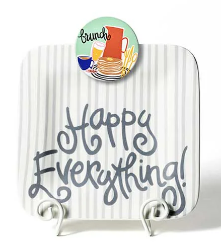 White Swirl Plate Stand