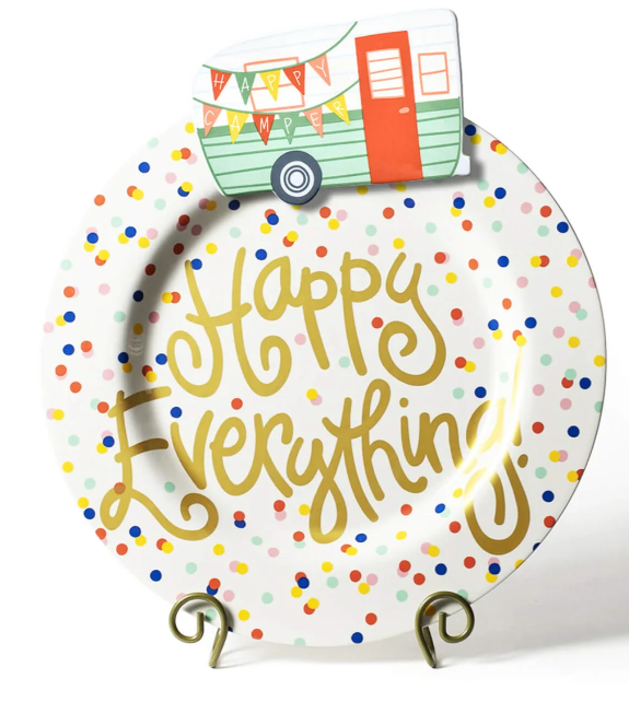 Happy Dot Big Happy Everything! Round Platter