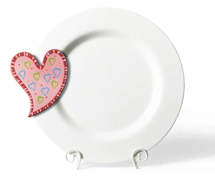 White Small Dot Big Entertaining Round Platter