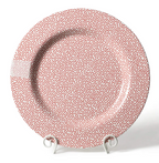 Red Small Dot Big Entertaining Round Platter