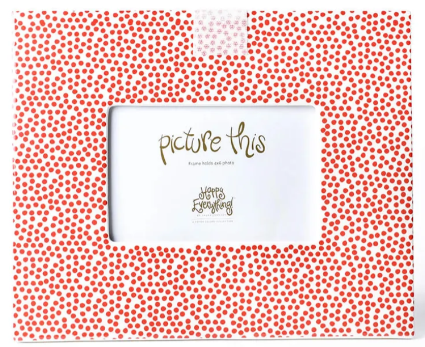 Red Small Dot Mini Frame