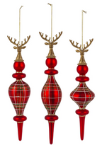 Heritage Deer Finial Ornament