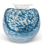 Seaside Glass Fish Bowl, Navy Blue