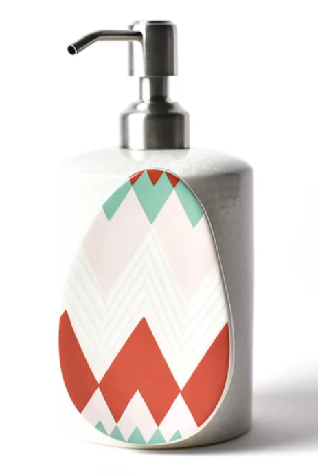 White Small Dot Mini Cylinder Soap Pump