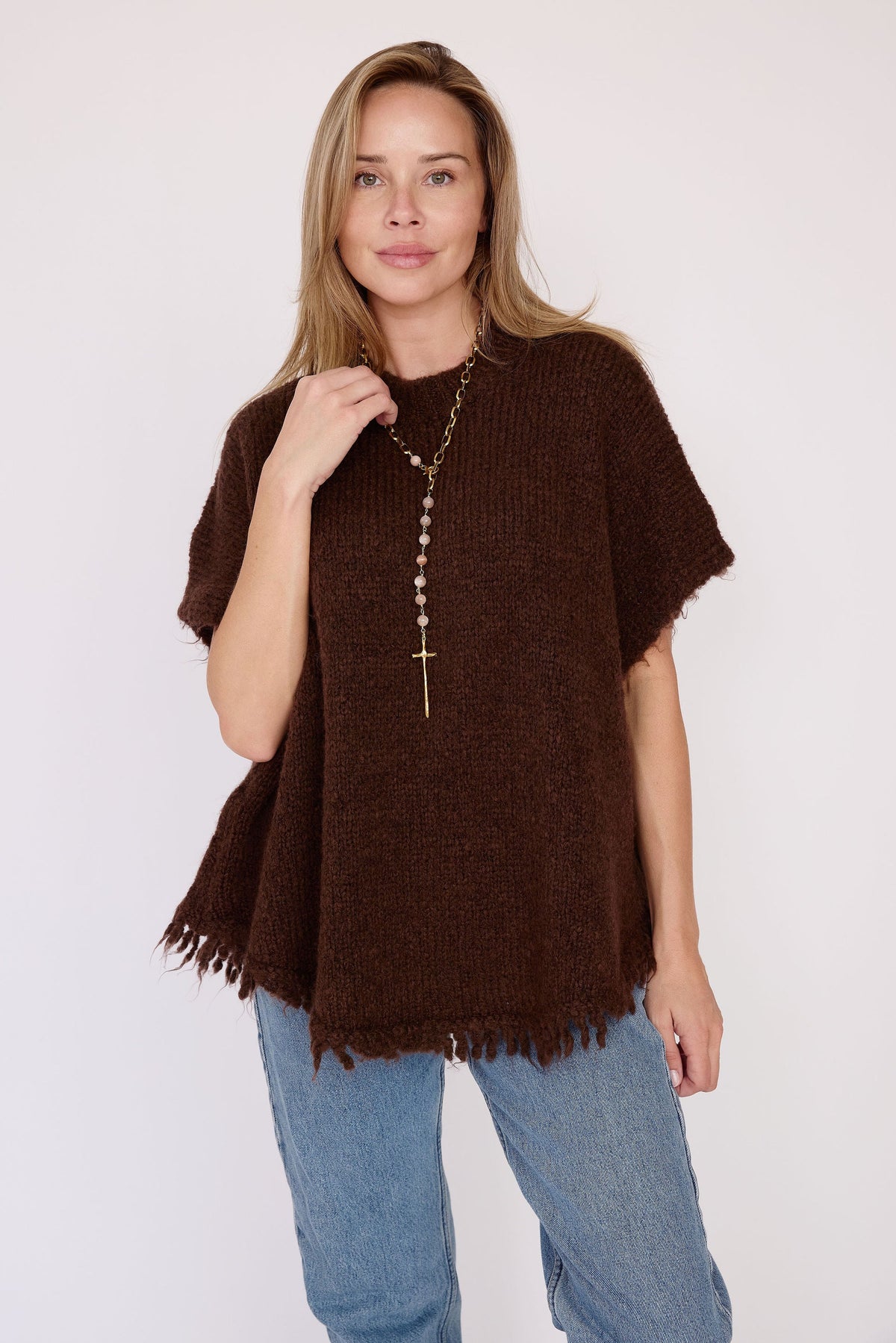 Theresa Knit Poncho